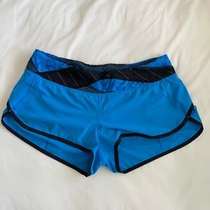 Lululemon speed shorts